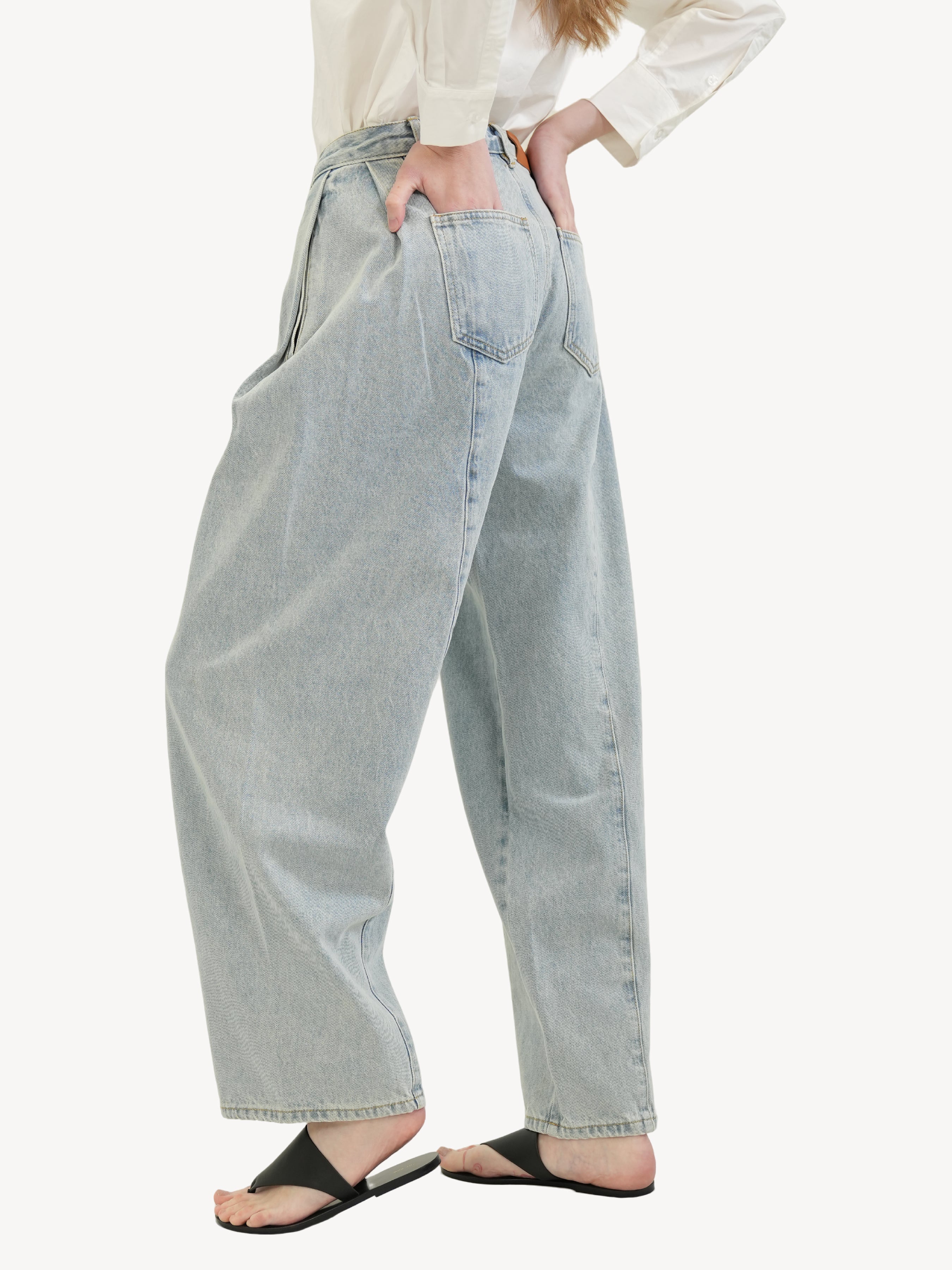 The Deconstructed Wide-Leg Jeans