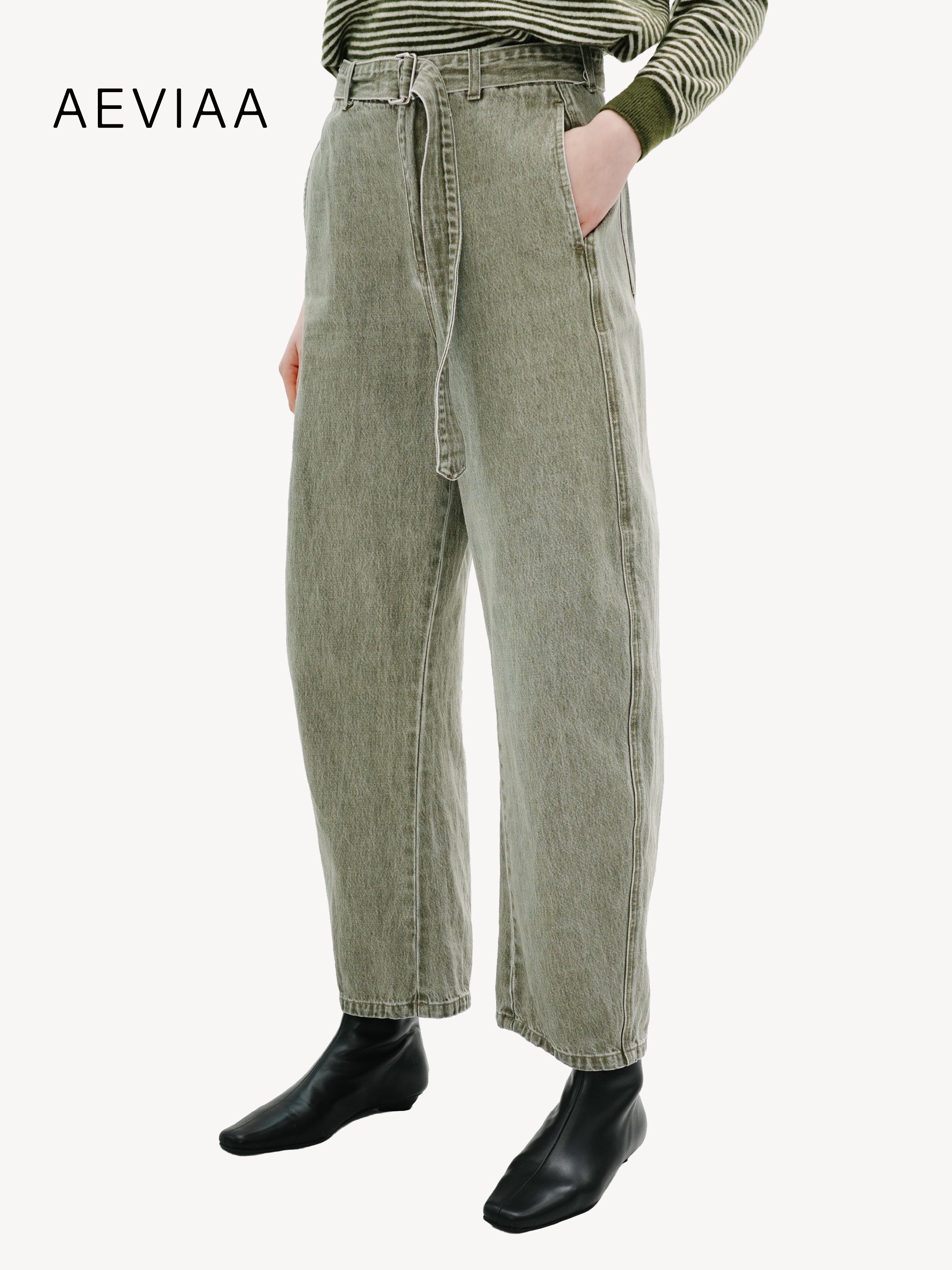 Essential Cotton Wide-Leg Pants