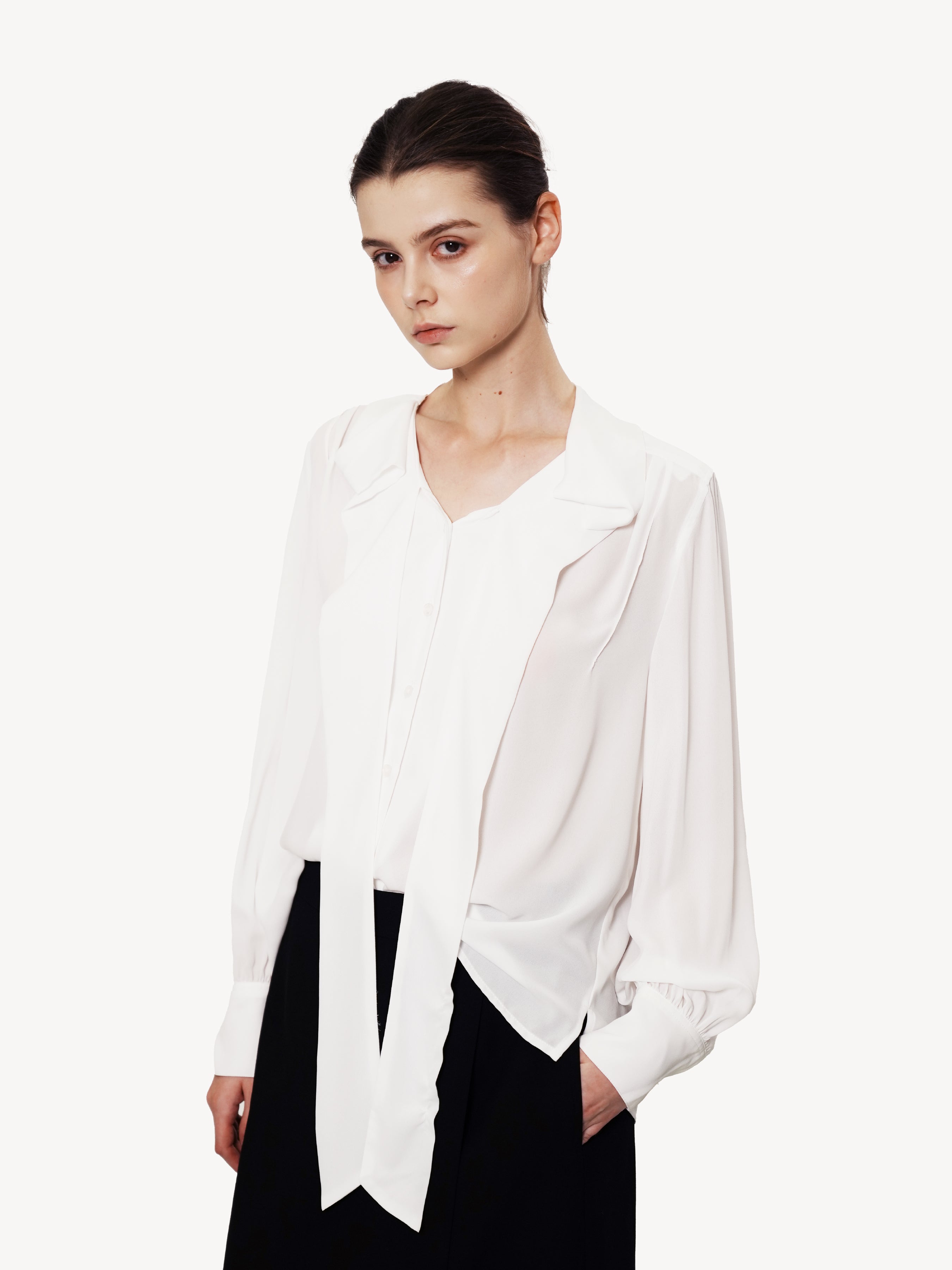 Tie-Front Blouse
