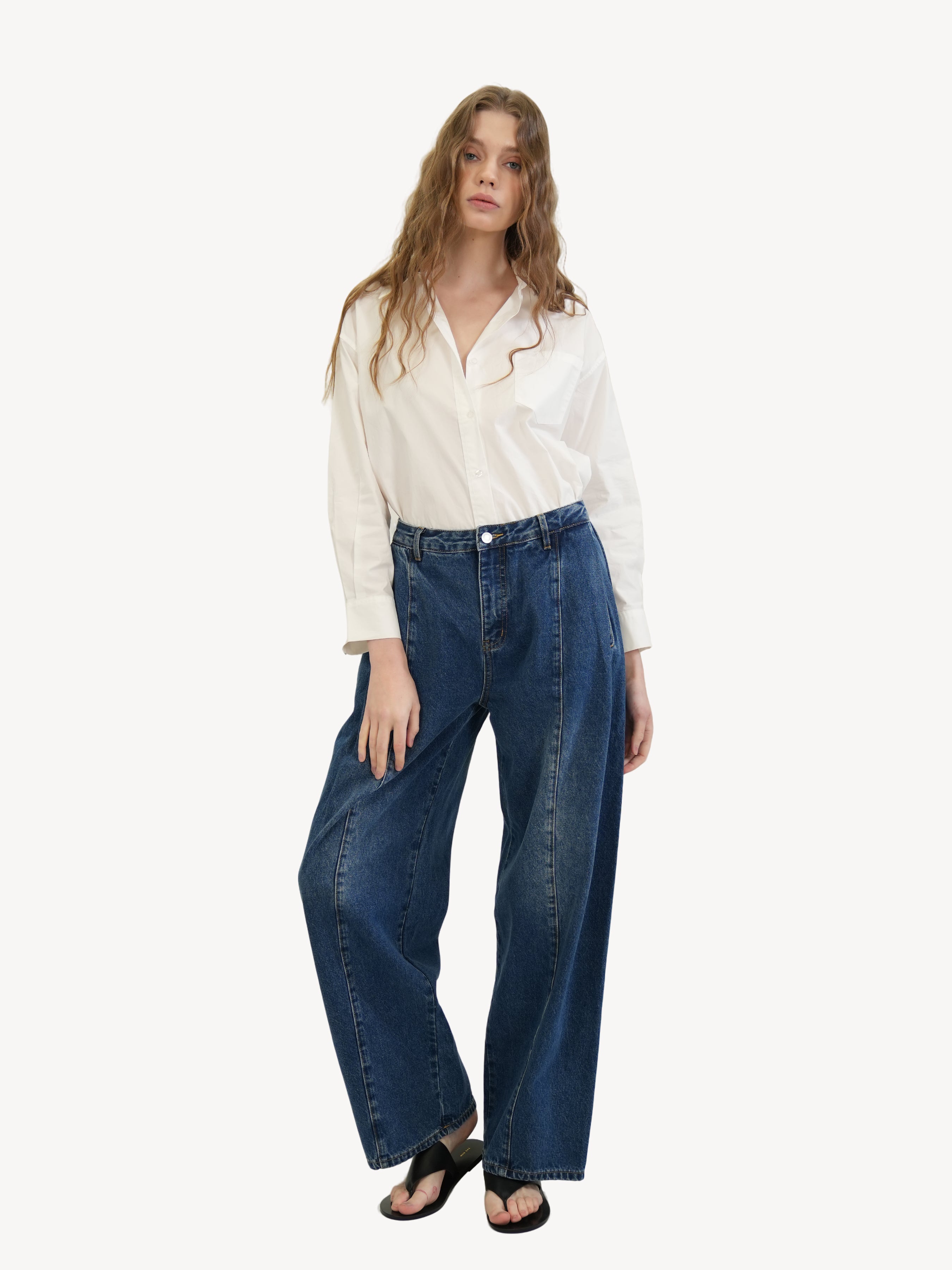 The Deconstructed Wide-Leg Jeans