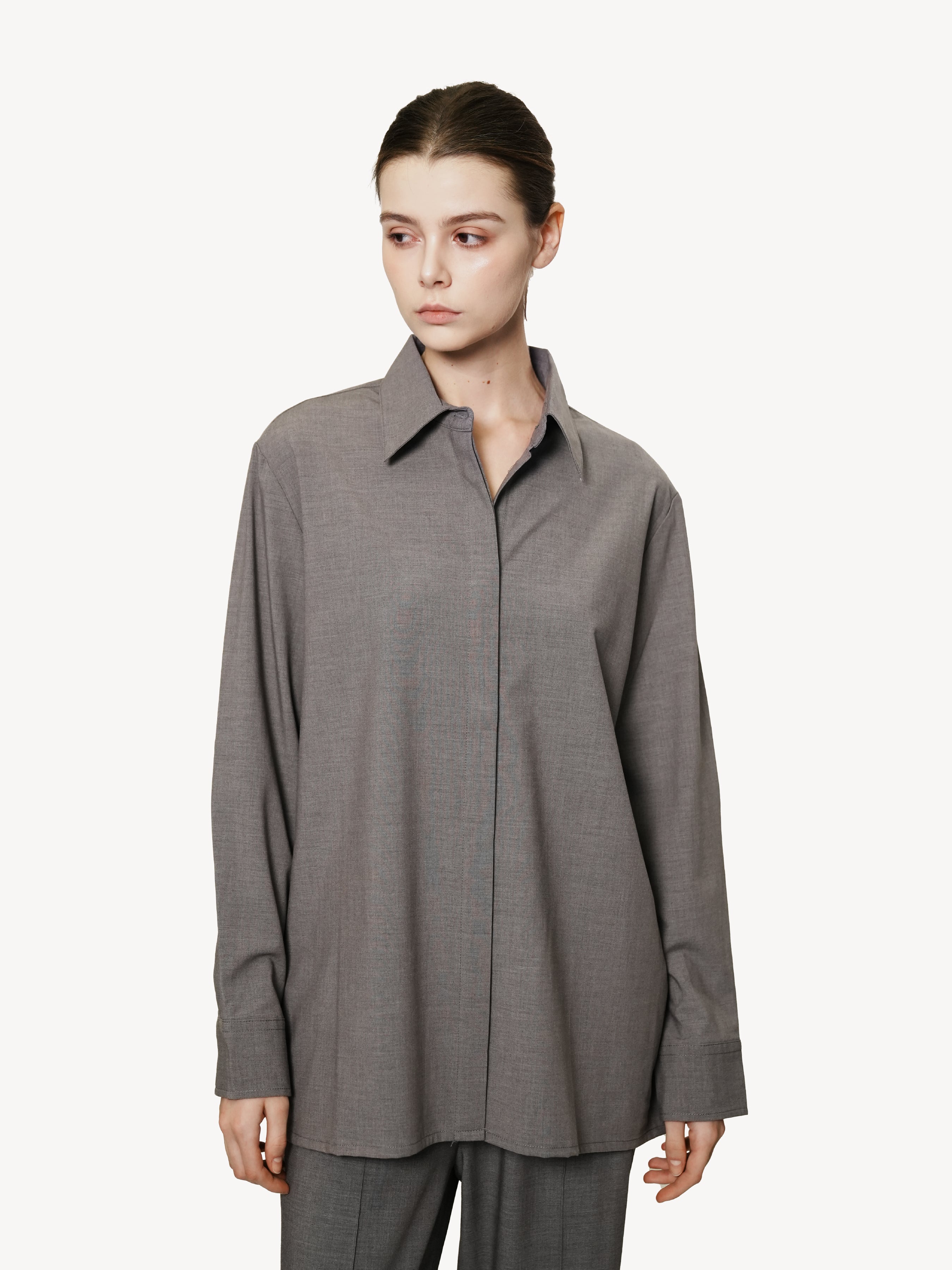 Oversized Wool Shirt
