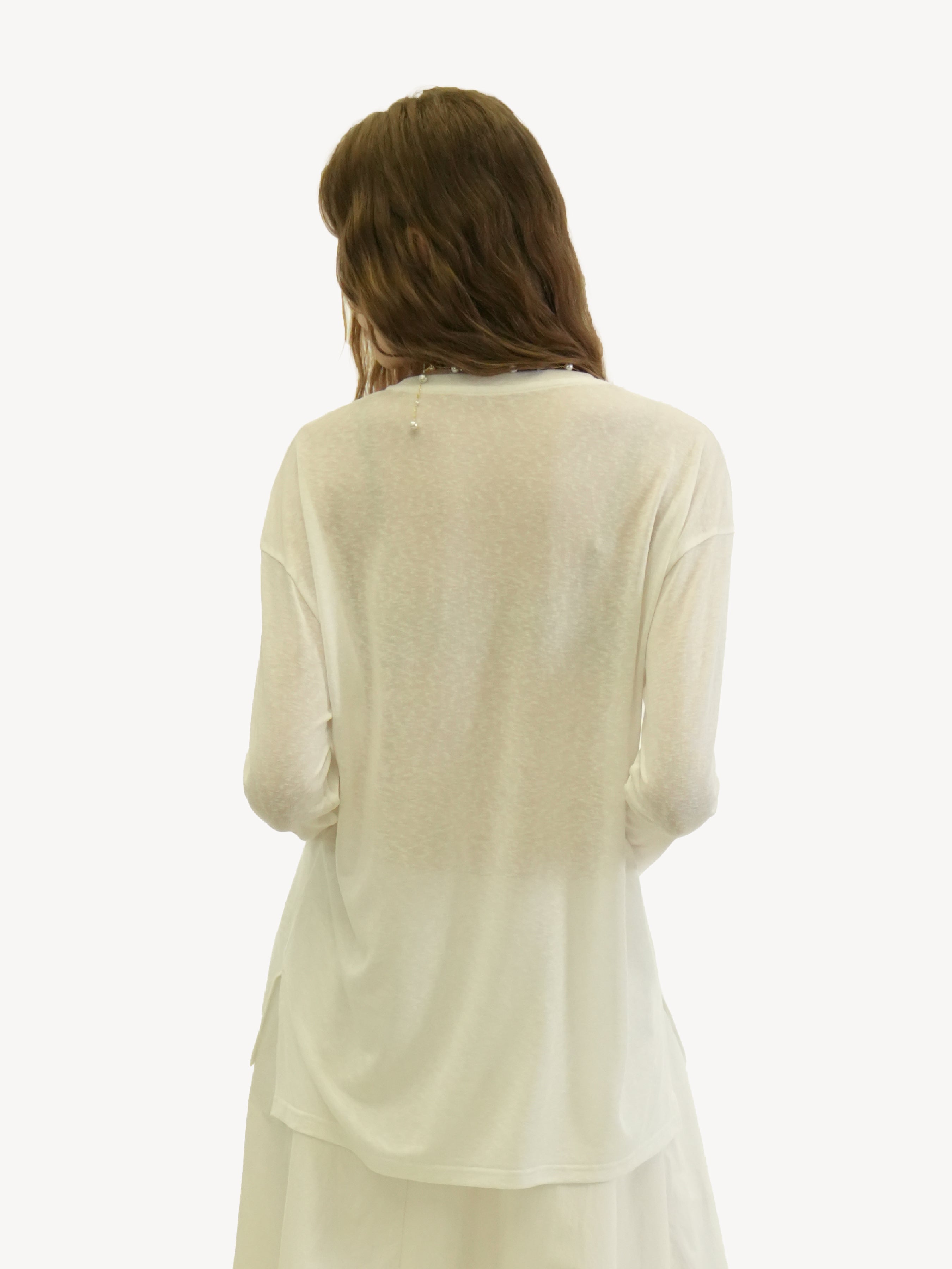 Relaxed Tencel Long Sleeve Tee