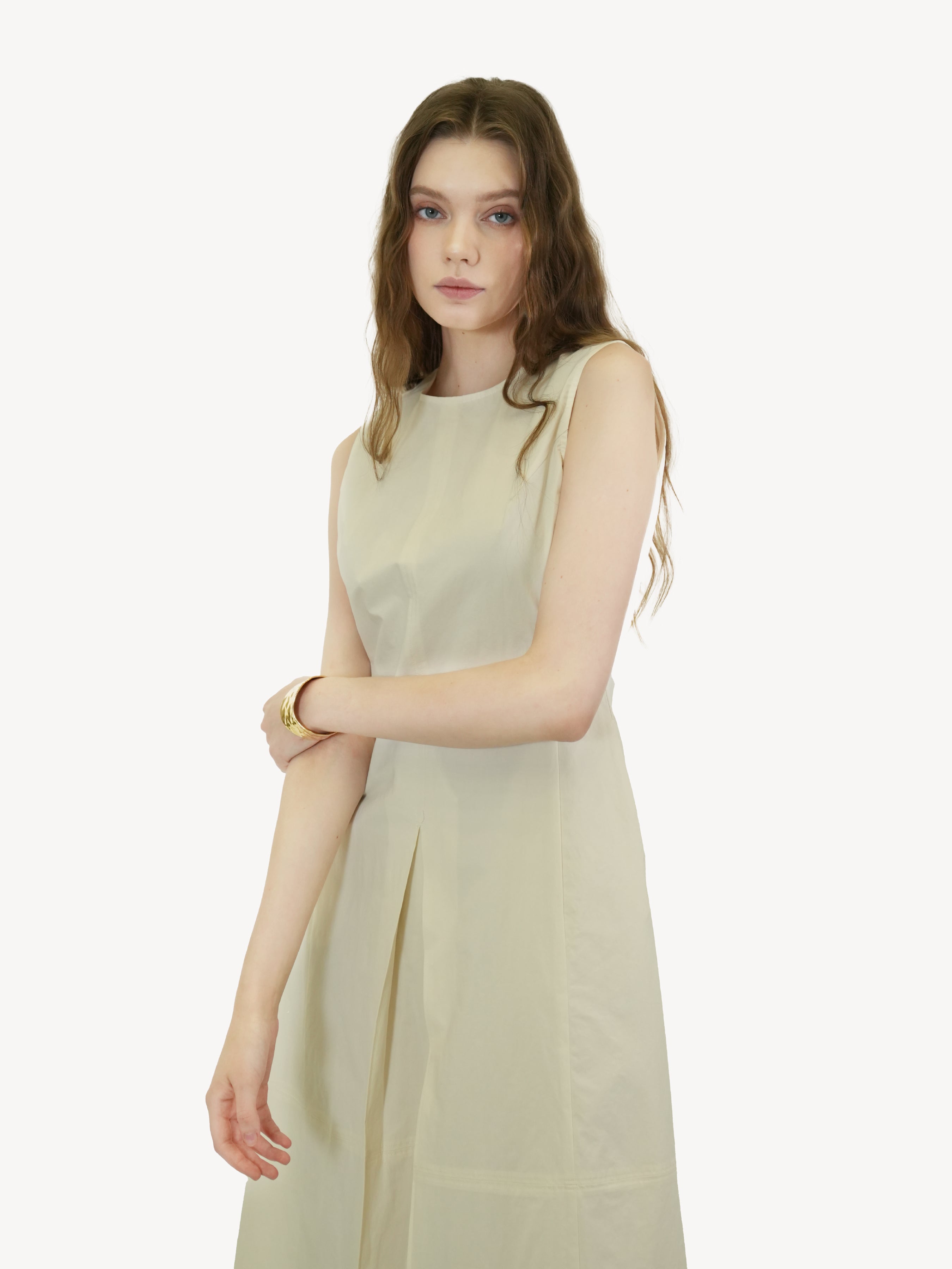 Classic Cotton Midi Dress