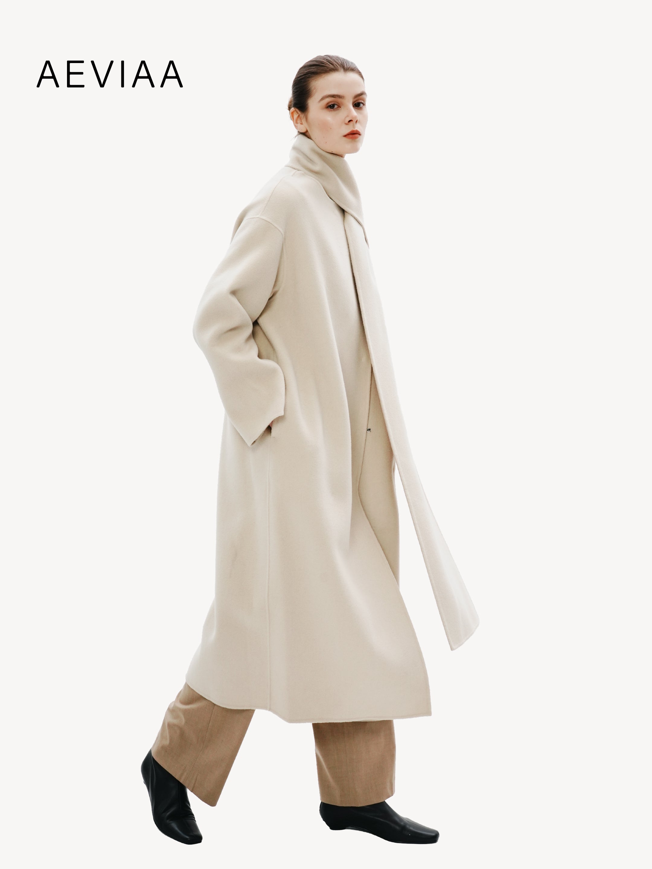 Cashmere Wrap Coat