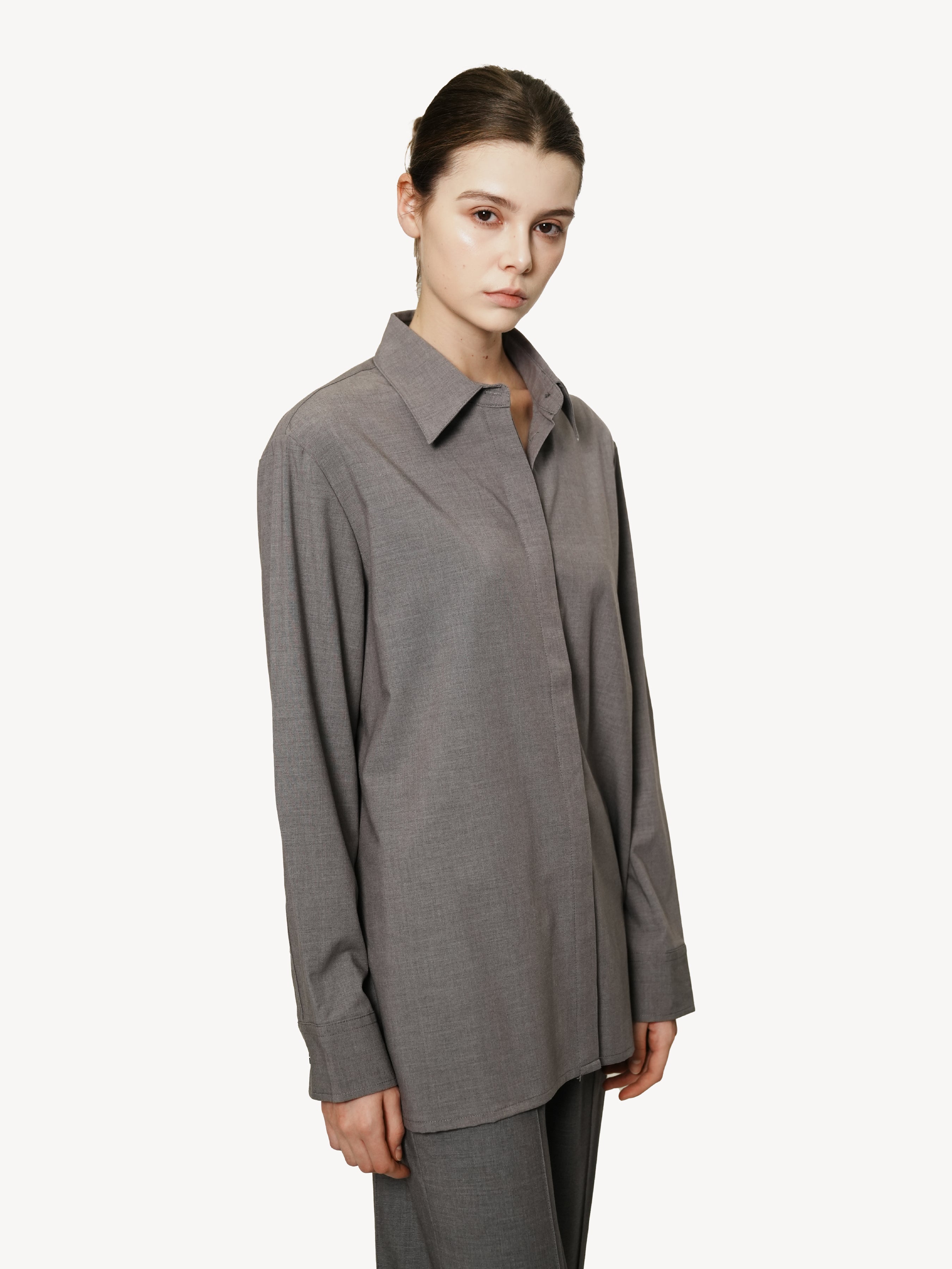 Oversized Wool Shirt