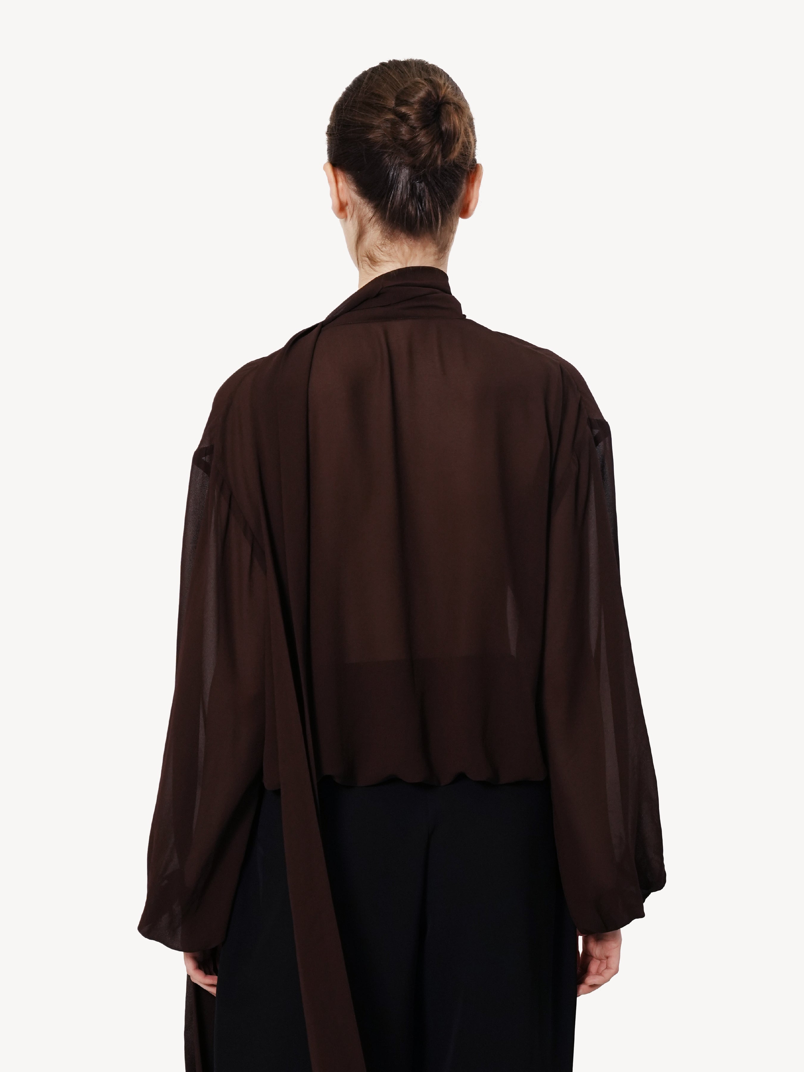 Dramatic Wrap Blouse