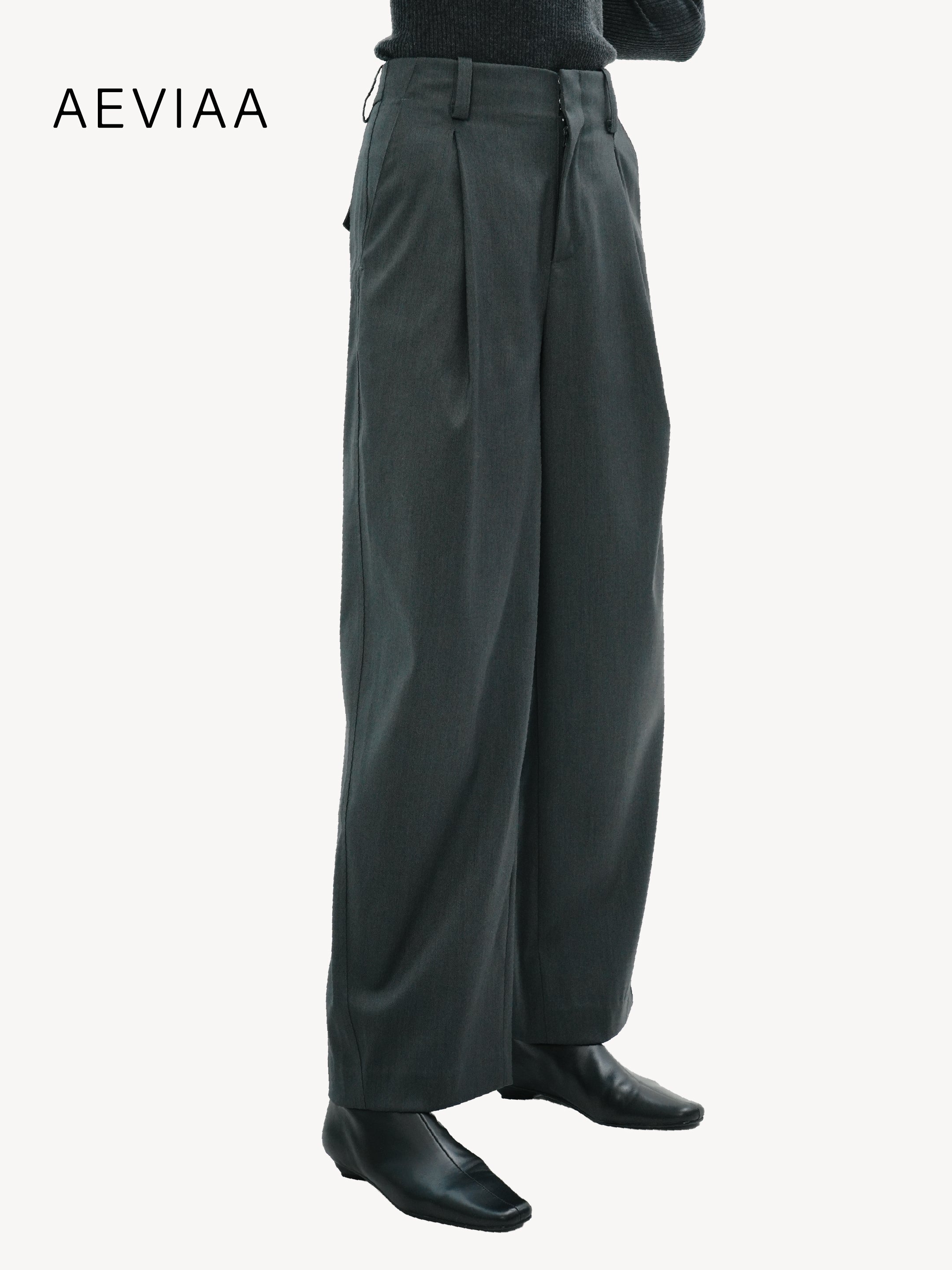 Tailored Wool Trousers