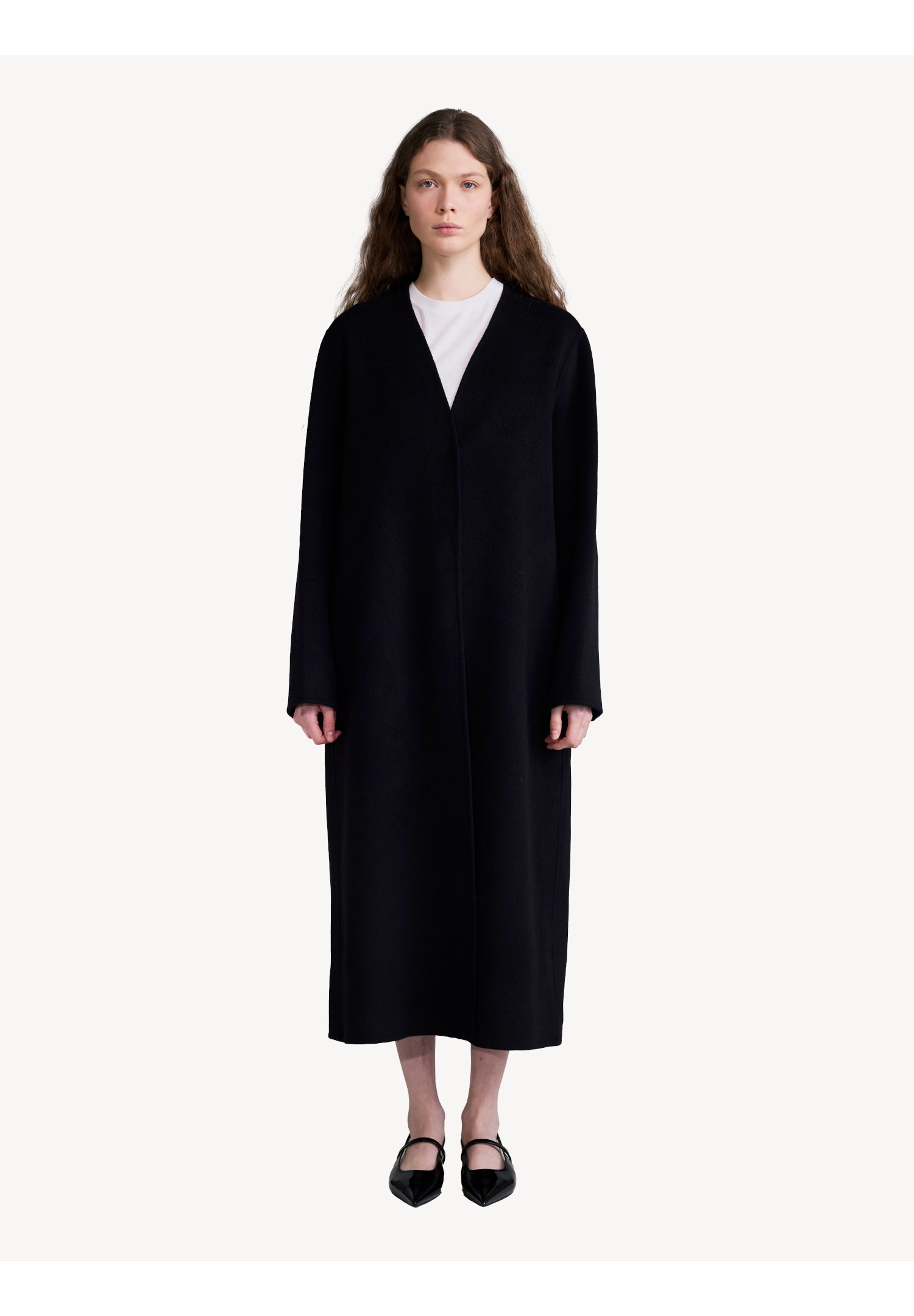 Minimalist Wool Coat